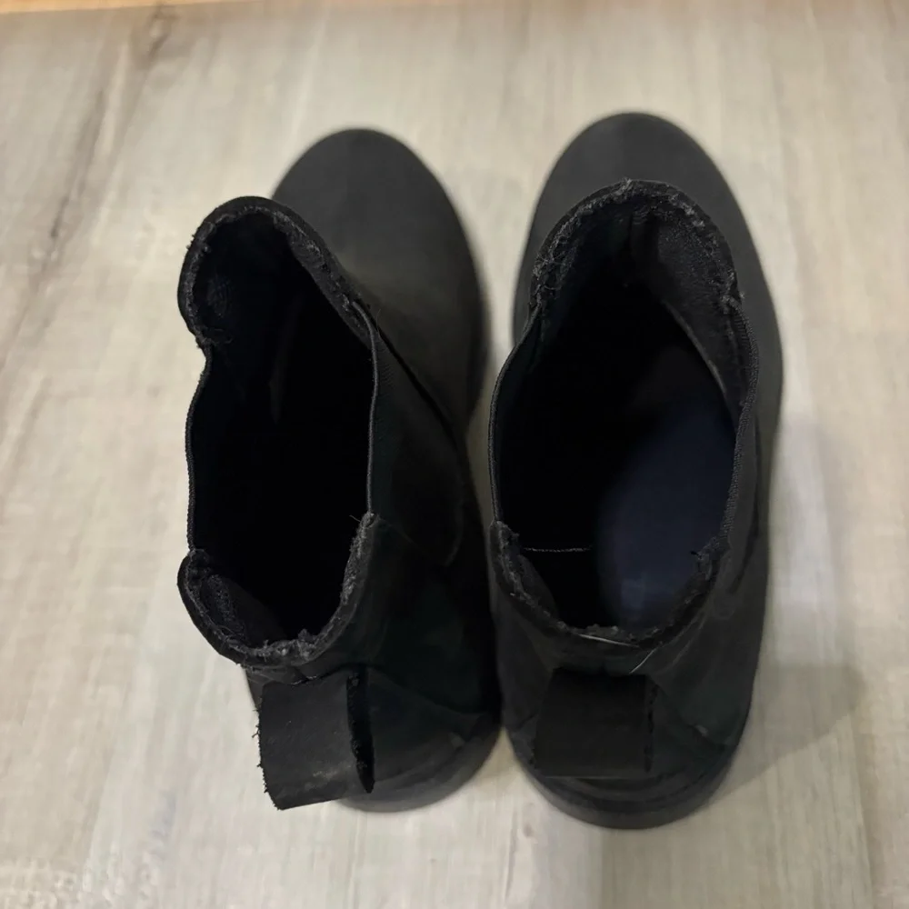 SOREL Ainsley Chelsea Black Waterproof Leather Ankle Winter‎ Boot Size 6 Women's - Picture 5 of 8
